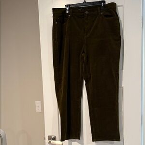 Eileen Fisher Khaki Trousers